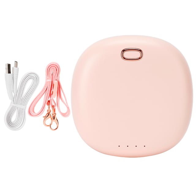 Mini-tragbarer, Freihändiger, Klingenloser Nackenventilator Für Den Außenbereich Mit Gürtelclip Und 2000-mah-usb-ladefunktion (pink)