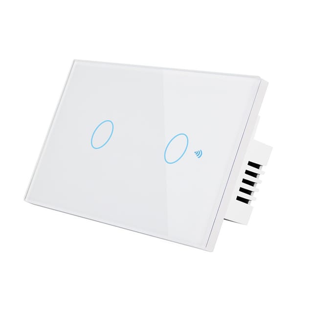 Intelligenter Wlan-schalter Mit Sprachsteuerung, Rf433-fernbedienung, Touch-bedienung, Kompatibel Mit Alexa Und Google Home, Zeitplanfunktion, Timer Und Ohne Neutralleiter Oder Hub.