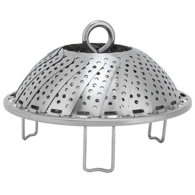 Kleiner, Klappbarer Dampfeinsatz Aus Edelstahl 304, Gemüseeinsatz, Ausziehbarer Obstkorb, Küche, 16,5 Bis 25,5 Cm