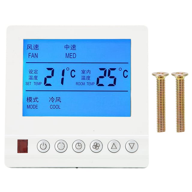 Intelligenter 220-v-thermostat Für Zentrale Klimaanlagen, 3-stufiger Schalter Für Die Wassertemperatur, Für Den Innenbereich