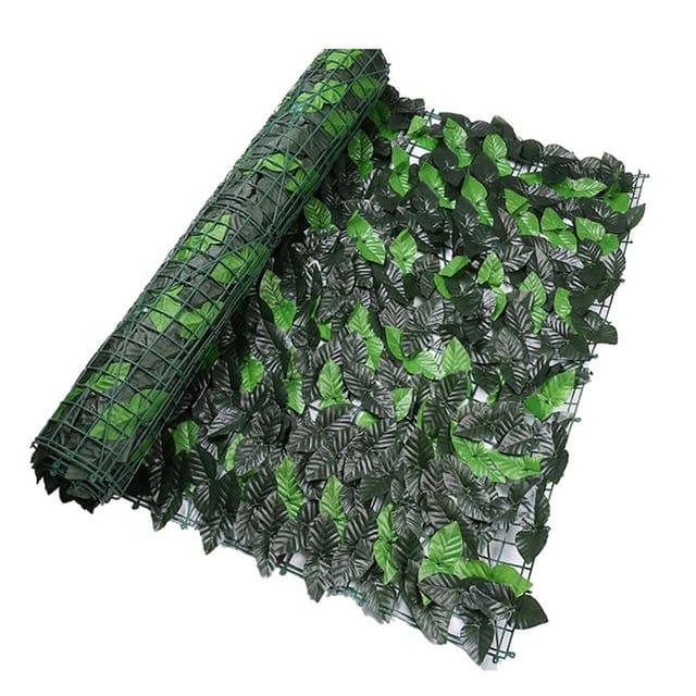 Künstlicher Efeu-sichtschutz, Künstliche Hecke, Laubrolle, Sichtschutz, Gartendekoration