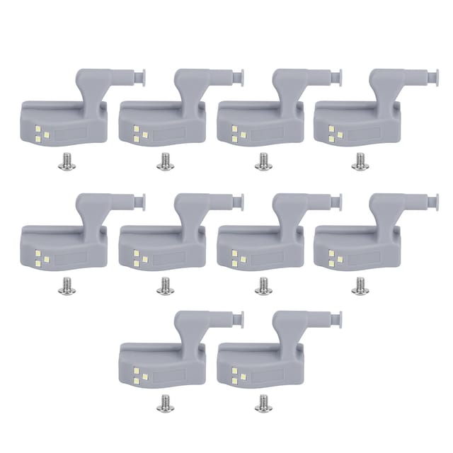 Set Mit 10 Led-bewegungsmeldern An Scharnieren Für Möbel, Schränke, Kleiderschränke Und Schubladen Induktionslampe Mit Weißem Licht