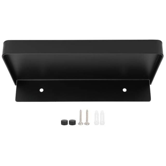 Stabile, Wandmontierte Smartphone-halterung, Mobile Ablage, Bad-/wc-accessoire, 185 X 90 Mm, Schwarz