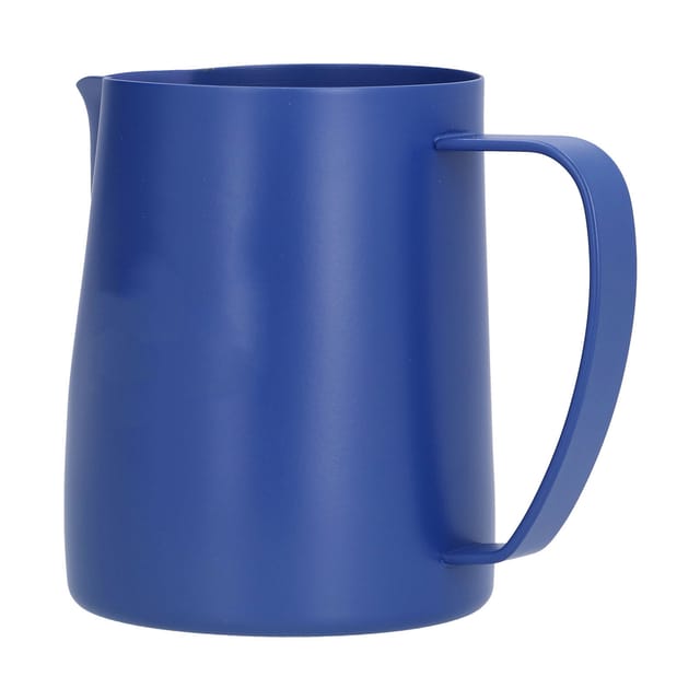 Kleiner, 600 Ml Fassender, Nachtblauer Milchkännchen Aus Edelstahl 304 Mit Tropffreiem Ausgießer Für Latte-milchschaum, Kaffee Und Zum Kochen