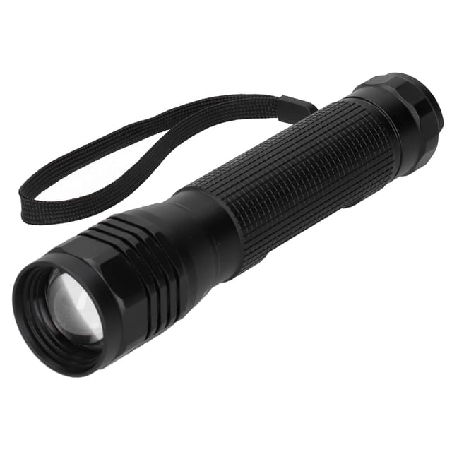 Leistungsstarke P8-led-taschenlampe Mit Drehbarem Zoom, Wasserdicht Nach Ipx5 Für Camping, Wandern Und Notfälle Im Freien.