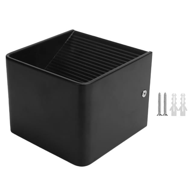 Ip65 Wasserdichte Led-wandleuchte Für Den Außenbereich, Geeignet Für Veranda, Garten, Schlafzimmer, Nachttisch, Ac85–265 V, 3 W, Schwarzes Gehäuse, Warmweißes Licht