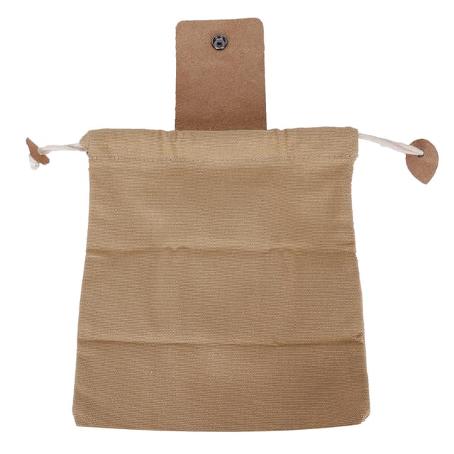 Obsterntebeutel Aus Segeltuch Für Die Gartenarbeit Im Freien, Aufbewahrungstasche Zum Tragen Am Gürtel Beim Camping, Hellbraune Werkzeugtasche