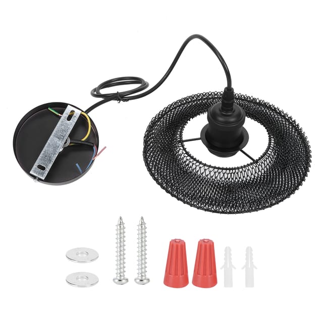 Innovative Nordische Led-hängeleuchte Aus Schmiedeeisen Für Wohnzimmerdekoration, Ac85-265v, Schwarz