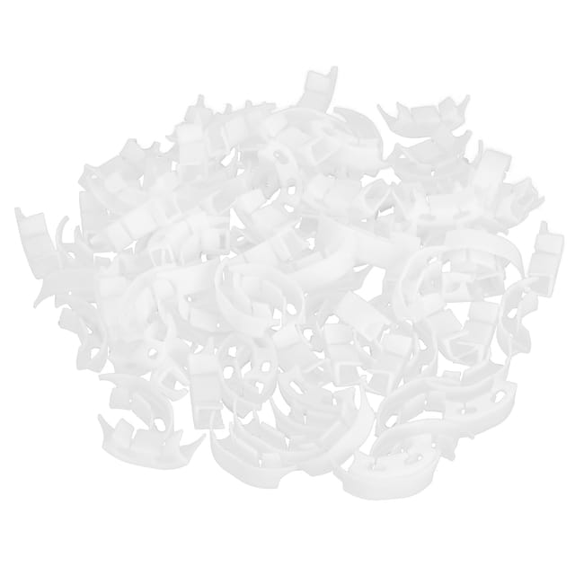 100 Stück Kunststoffclips Zum Biegen Von Pflanzenstängeln Und Zum Befestigen Von Stützpfählen – Gartenzubehör