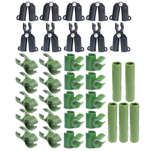 35 Pflanzenverbinderclips, Inklusive Verbindungsstange Typ Ab (11 Mm), Verbindungsrohr, Gelenkhaken Und Universal-kerbe
