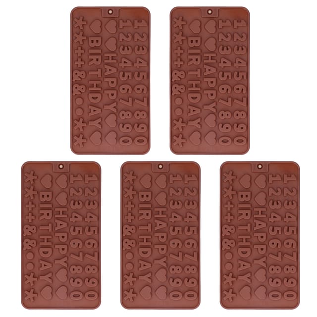 Set Mit 5 Niedlichen Silikonformen Für Schokoladenpudding, Kuchen, Gebäck Und Selbstgebackene Leckereien