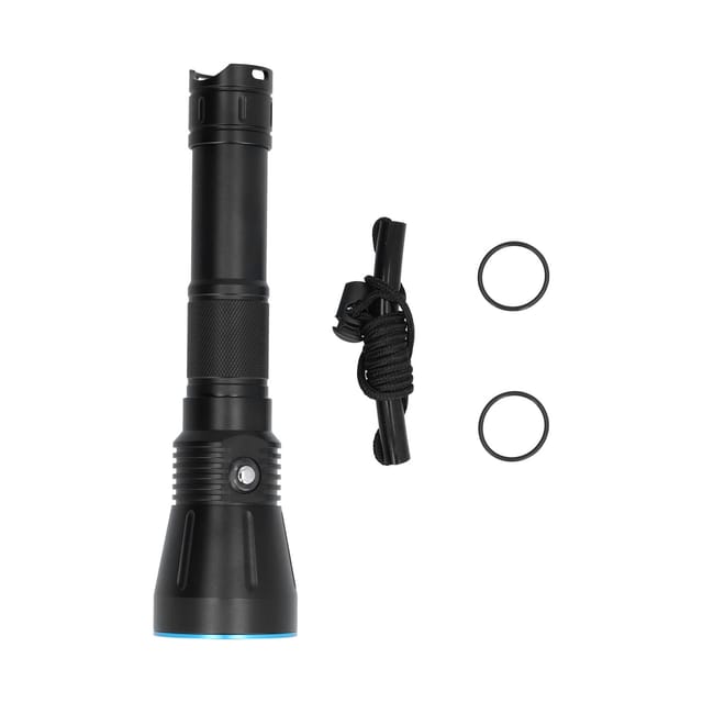 Professionelle, Wasserdichte Taucherlampe Sst70 Mit Einem Leistungsstarken 8000-lumen-lichtstrahl Zum Angeln