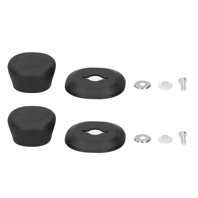 Schwarze Topfdeckelgriffe Aus Phenolharz, 4,5 X 3 X 6 Cm, 6-mm-loch, Inklusive Schrauben Und Unterlegscheiben, Küchenzubehör