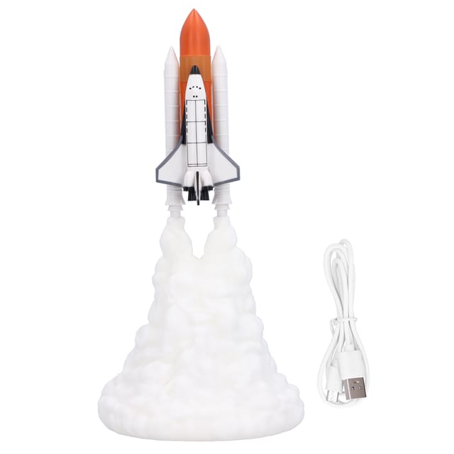 3d-gedruckte, Wiederaufladbare Led-lampe Mit Usb-anschluss, Elegante Form, Inneneinrichtung Für Das Wohnzimmer
