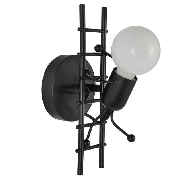 Kreative Led-wandleuchte In Moderner, Menschlicher Form, Dekoratives Design, E27-fassung, Für Schlafzimmer, Kinderzimmer, Flur, Restaurant, Treppenhaus, Küche