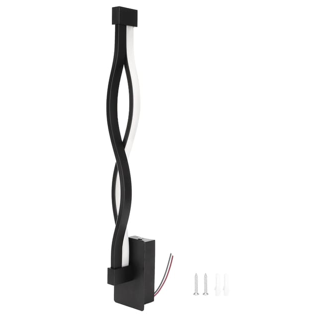Moderne, Wellenförmige Led-wandleuchte Für Flur Und Nachttisch, 85–265 V, Warmweiß