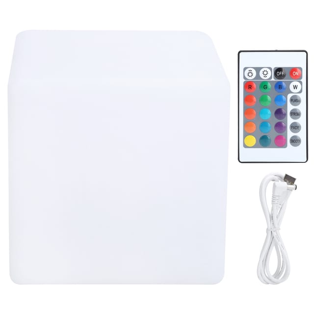 Wasserdichter Rgbw-led-lichtblock, Usb-betrieben, 16 Farben, Tischleuchte Für Bar, Ktv, 10 X 10 X 10 Cm