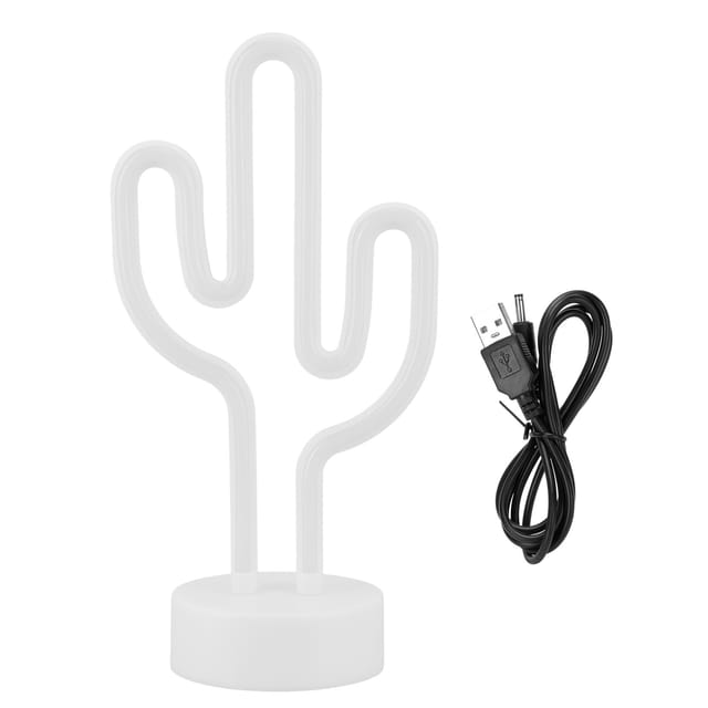 Neonreklame In Kaktusform Mit Led-beleuchtung, Kinderzimmerdekoration, Usb-/batteriebetrieb