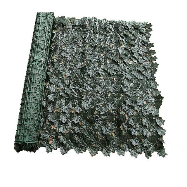 Sichtschutz Aus Künstlichen Clematisblättern, Synthetische Hecke, Verdunkelungswand Für Die Gartendekoration