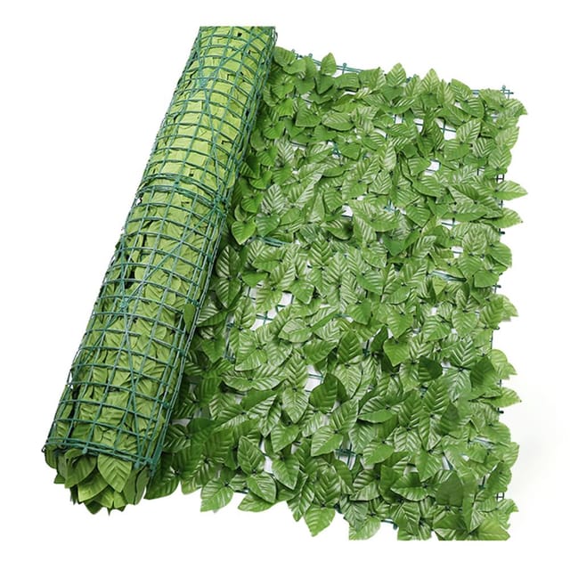 Sichtschutzrolle Aus Künstlichem Efeu, Synthetische Hecke Und Dekorativer Sichtschutz Für Den Garten, 0,5 X 3 M, Kunststoff, 1 Stück