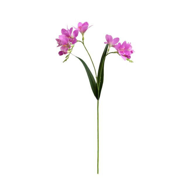 Künstliche Cymbidium-orchideenblüte, Faltbar, Aus Weichem Stoff, Für Zuhause, Büro, Als Tischdekoration, Lila
