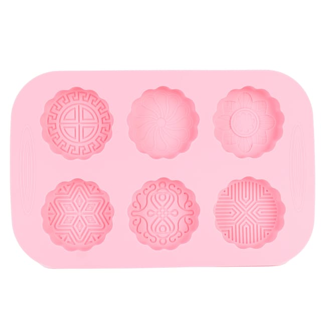 Silikonform In Mondform Mit 6 Mulden Für Kuchen, Desserts, Handgemachte Seifen, Küchen- Und Backutensilien