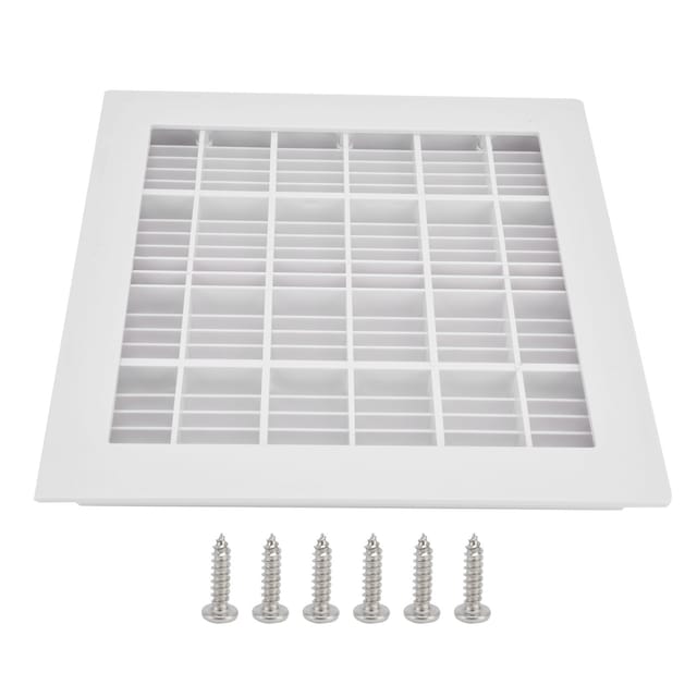 Quadratischer Hauptablaufrost Für Schwimmbecken, 30 X 30 Cm Pvc-ersatzabdeckung, Für Mittelgroße Bis Große Becken, Mit 6 Schrauben