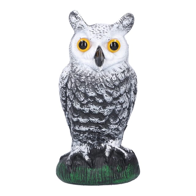 Künstliche Eulenattrappe Aus Kunststoff Für Die Jagd Und Als Dekoration Für Garten/hof, Vogelabwehr, 1 Stück