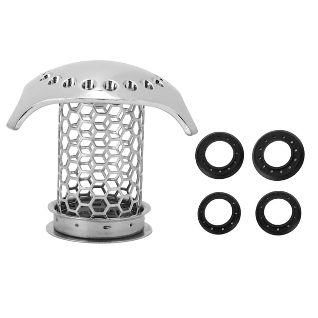 Verstopfungsfreier Abflussfilter Aus Edelstahl 304, Haarfänger Für Spülbecken Und Abflüsse (l)