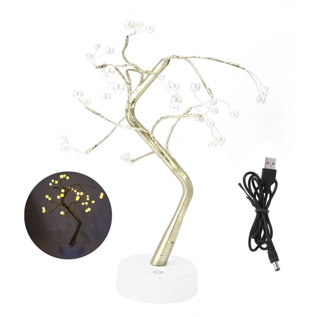 Künstliche Lichterkette In Baumform, Usb-batteriebetrieb, Duale Stromversorgung, Warmweißes Licht, 36 Leds, Ip20 Wasserdicht, Diy-dekoration Für Partys Oder Wohnzimmer