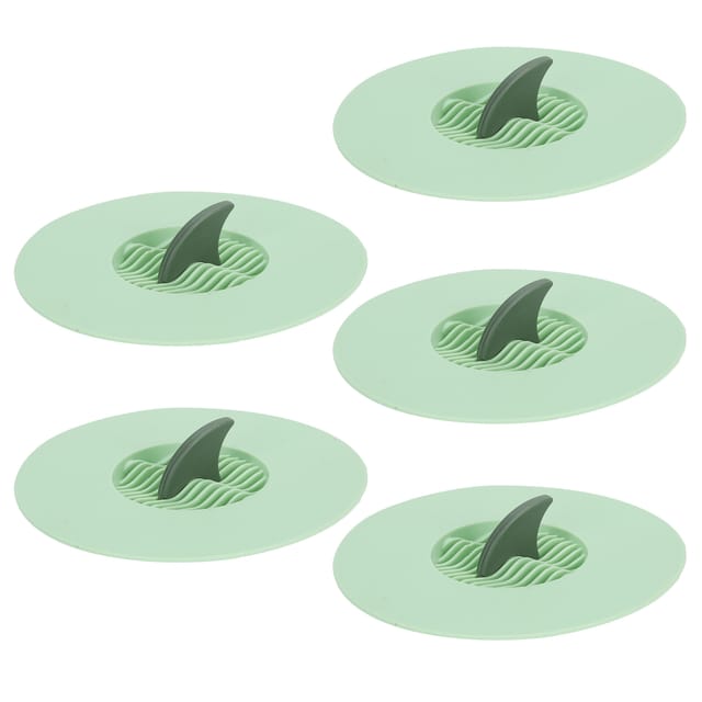 Stück Küchenspülen-abflussstopfen, Badewannen-abflussfilter, Badezimmer-stopfen, Grünes Tpr, 11 Cm