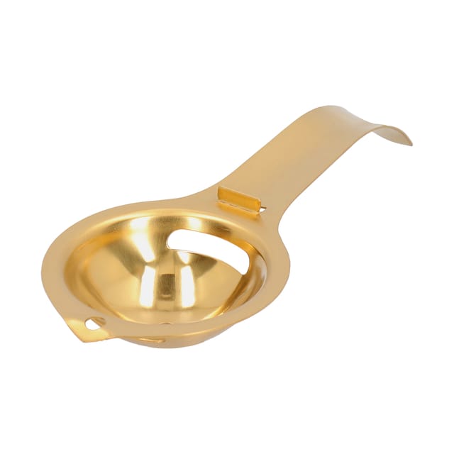 Eigelb- Und Eiweißtrenner, Filter Und Eieraufschlager Aus Edelstahl Mit Langem Griff, Ca. 52 G, Für Den Küchengebrauch, 1 Stück