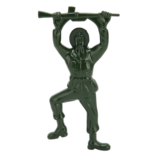 Origineller, Soldatenförmiger Bierflaschenöffner Aus Militärgrüner Zinklegierung, Für Die Küche
