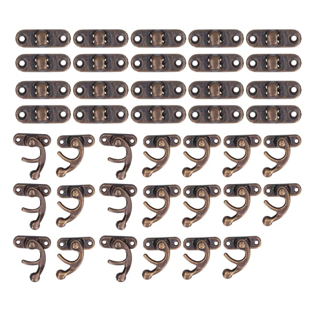 20 Sets Antiker Schnappverschlüsse Aus Aluminiumlegierung Für Schmuckkästchen Und Koffer