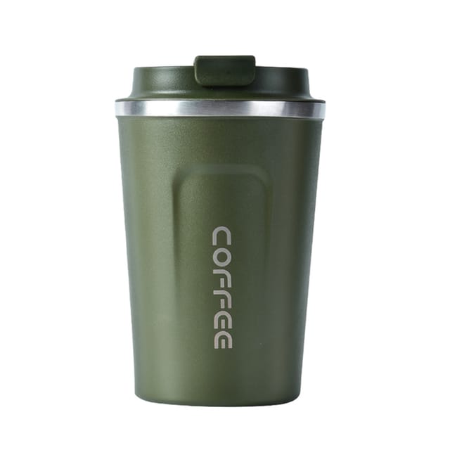 Auslaufsicherer, Isolierter Edelstahl-kaffeebecher Fürs Auto, Tragbarer Reisebecher
