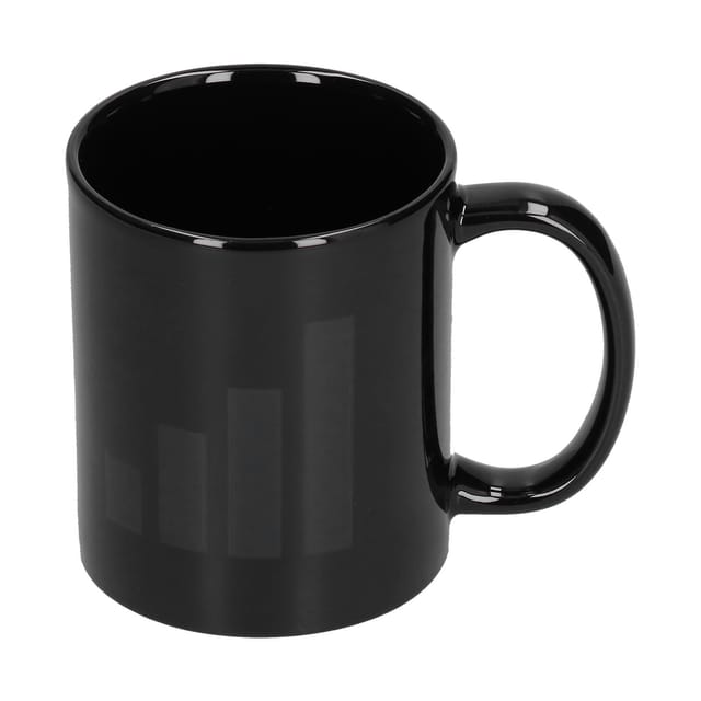 Farbwechselnder Keramik-kaffeebecher Mit Wlan-signal-design Für Zuhause, Büro, Privatclub, Hochzeit, 350 Ml, 8,3 X 9,6 Cm