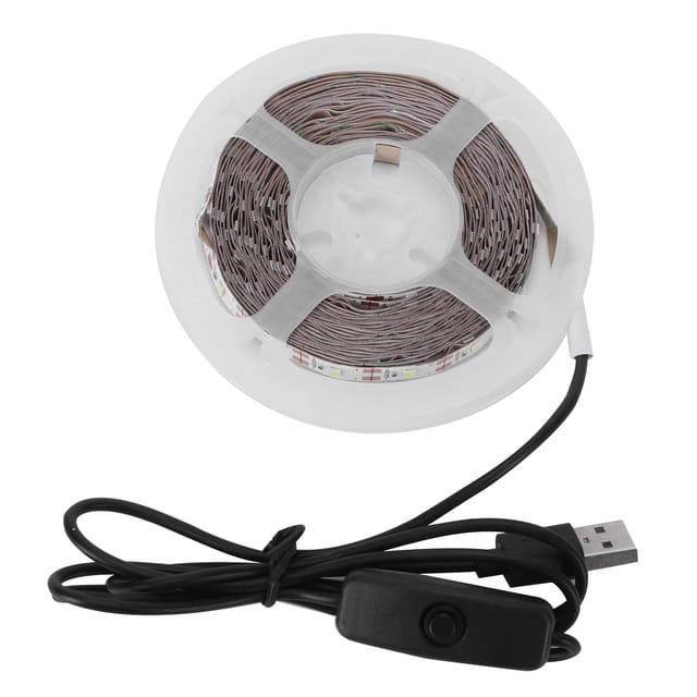 5v Led-streifenleuchte Für Möbel, Usb-betrieben, Tv-hintergrundbeleuchtung, Wohndekoration, Weißes Licht