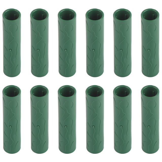 12 Schlauchverbinder Für Gartenpflanzenstützen, 11 Mm Innendurchmesser, Geeignet Für Kletterpflanzen Und Ranken