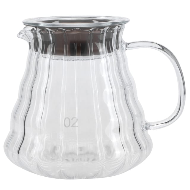 Hochwertige Kaffeekanne Aus Borosilikatglas, Wasserkocher Zur Zubereitung Von Kaffee Und Tee, Für Zuhause Oder Büro, 500 Ml