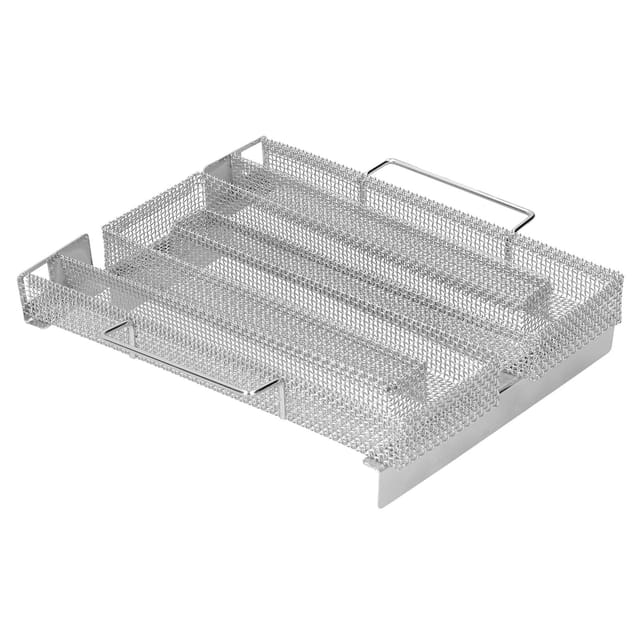 Flacher, M-förmiger Kaltrauchgenerator, Edelstahl-grillrost, Räucherschale Für Kalt-/heißräuchern