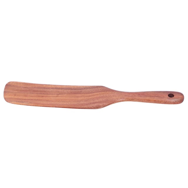 Pfannenwender Aus Teakholz, Steakwender, Küchenhelfer, 29 X 5,5 Cm