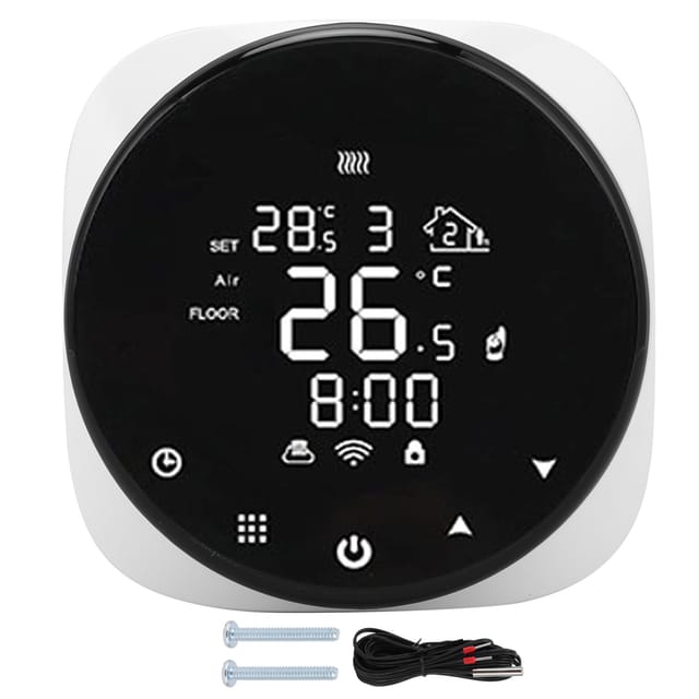 Wlan-fähiger Thermostat 16a Für Fußbodenheizung (wasser/elektro) Oder Gasheizkessel (ac90-240v)