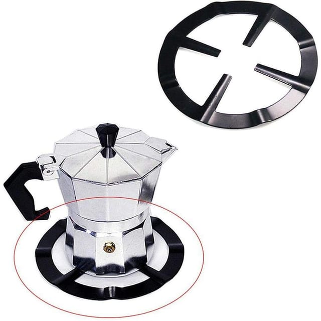 Espressokocher-ständer Aus Stahl Für Gasherde, Kaffeemaschinenständer, Ringständer Für Kochfelder, Küchenaccessoire