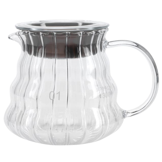 Hochwertige Kaffeekanne Aus Borosilikatglas, Wasserkocher Zur Zubereitung Von Kaffee Und Tee, Für Zuhause Oder Büro, 300 Ml