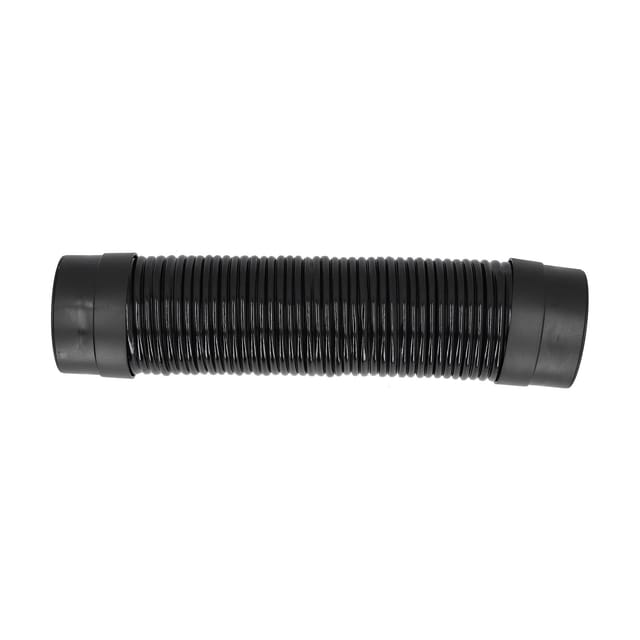 55 Cm/21,7 Zoll Langer, Flexibler Pvc-lüftungsschlauch, Geräuscharmer Schalldämpfer Für Abluftventilatoren Mit 160 Mm Durchmesser, Schwarz, Abs+pvc
