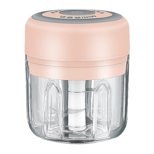 Mini-akku-knoblauchschneider, Zerkleinerer Für Obst Und Gemüse, Mixer, Küchenzubehör, 250 Ml, Usb-aufladbar