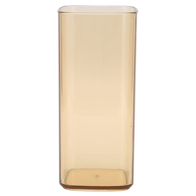 250 Ml Quadratisches, Wiederverwendbares Acrylglas Für Tee, Saft, Kaffee, Küchenutensilien, Kupferoptik