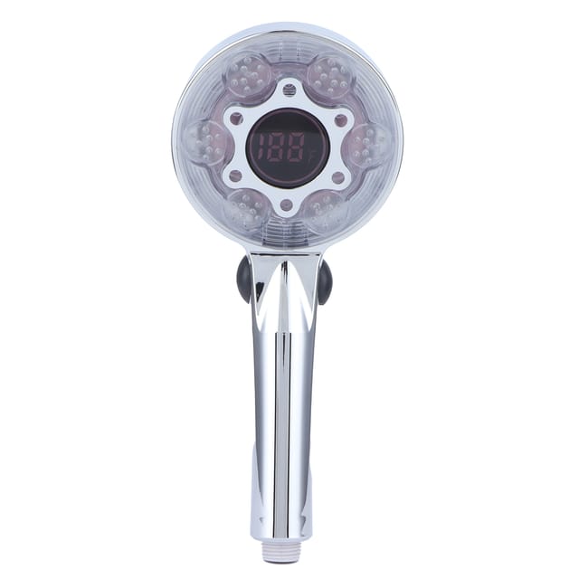 G1/2 Handbrausekopf Mit 3-farbiger Led, Wassersparend Für Das Badezimmer Zu Hause
