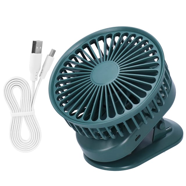 Zusammenklappbarer 3-stufiger Ventilator Mit Automatischer Oszillation, Usb-ladefunktion, Ideal Für Den Sommer, Umweltfreundlich