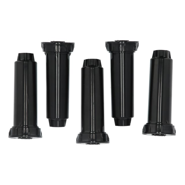 Set Mit 5 Unterirdischen Regnern Mit G1/2-innengewinde, Auslaufdüse Und Diffusor Zur Bewässerung Von Rasen Und Garten